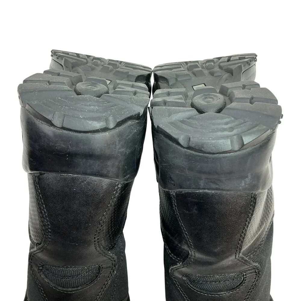 5.11 Tactical Series ATAC 8" Side Zip Combat Boots Mens 13 Leather Nylon Black - Picture 9 of 14